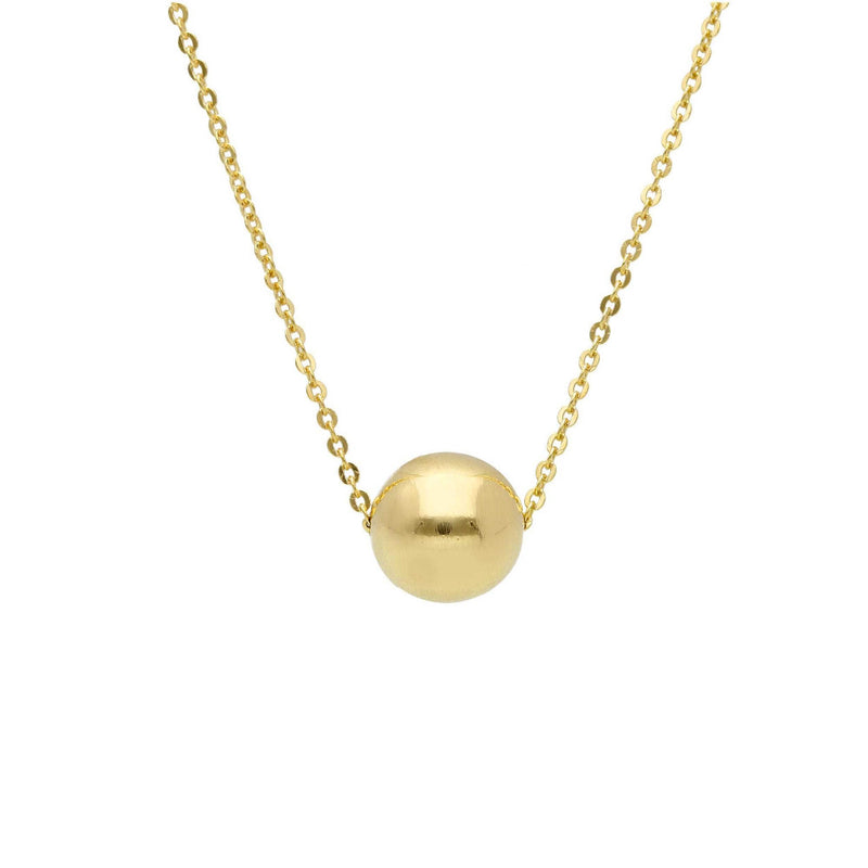 9ct Gold Ball Necklace