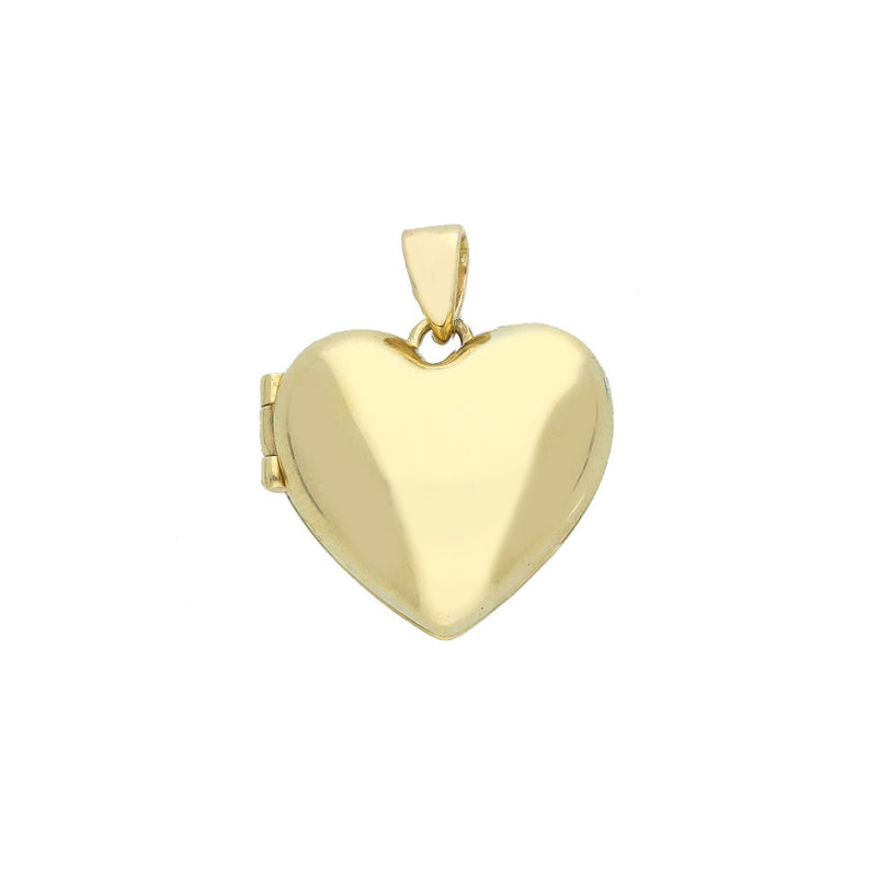 9ct Gold Heart Locket Necklace