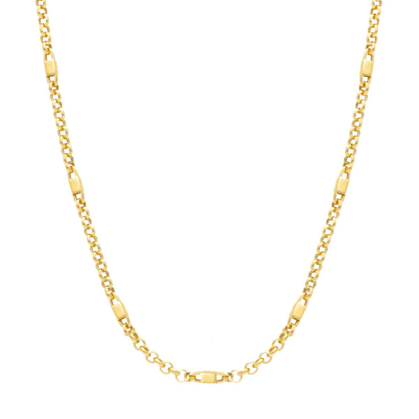 9ct Gold Fancy Link Chain Necklace