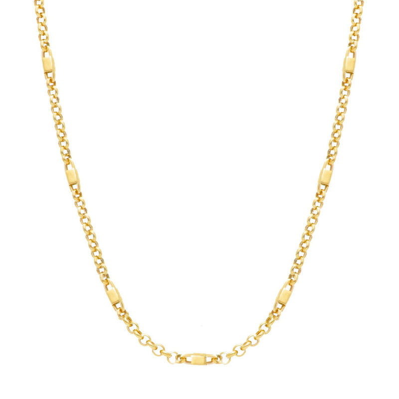 9ct Gold Fancy Link Chain Necklace