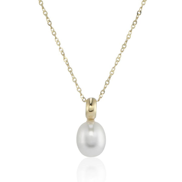 9ct Gold Cultured Freshwater Pearl Necklace