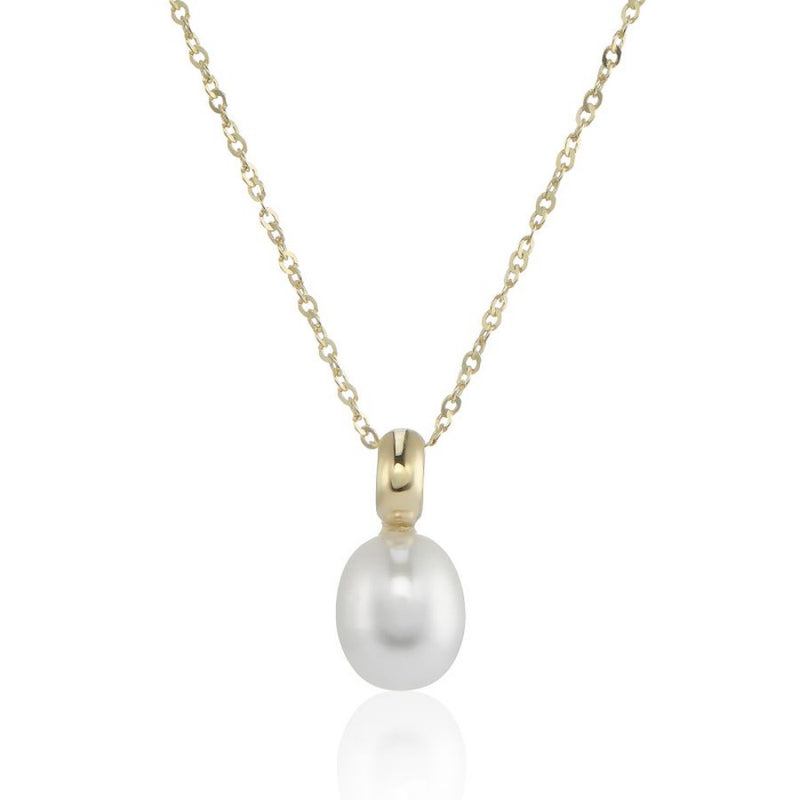 9ct Gold Cultured Freshwater Pearl Necklace