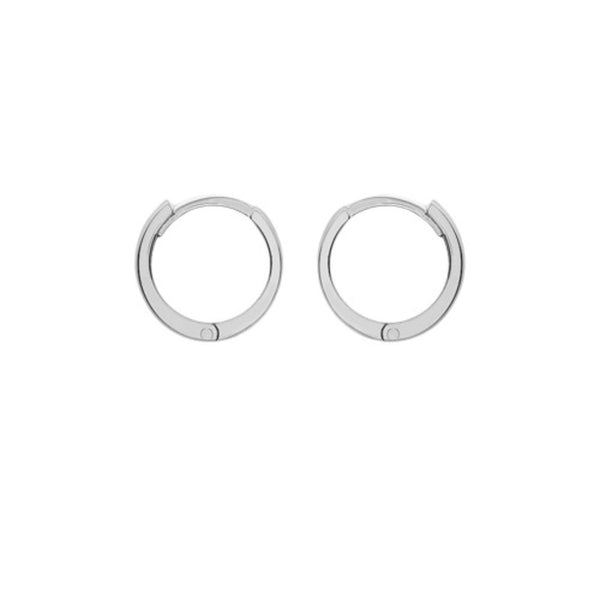 18ct Gold Huggie Hoop Creole Earrings