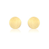 9ct Gold 6mm Round Stud Earrings