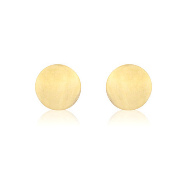 9ct Gold 6mm Round Stud Earrings