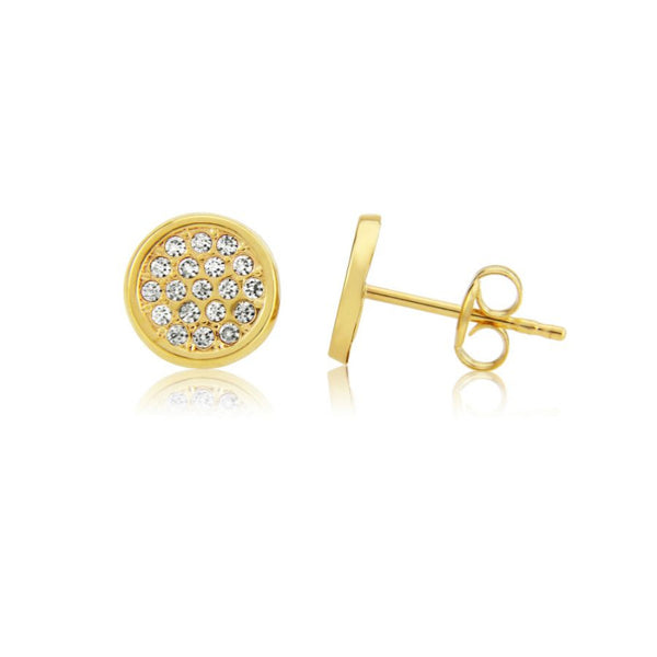 9ct Gold Cubic Zirconia Stud Earrings