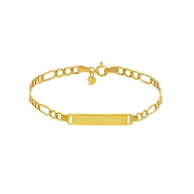 9ct Gold ID Bar Bracelet