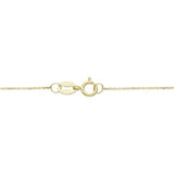 9ct Gold Cubic Zirconia Cross Necklace