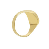 9ct Gold Plain Square Signet Ring