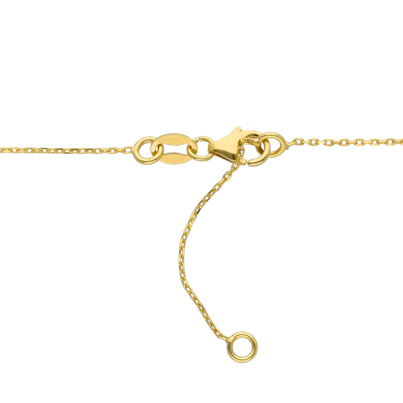 9ct Gold Bead & Ball Necklace