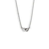 Enibas Buíochas Go Deo Silver Small Double Necklace