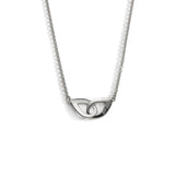 Enibas Buíochas Go Deo Silver Large Double Necklace