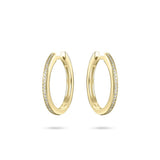 Sterling Silver Cubic Zirconia Hoop Earrings
