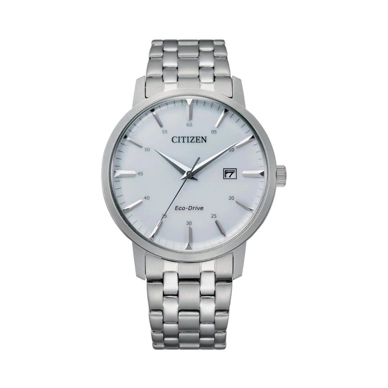 Citizen Eco Drive Stainless Steel SIlver Dial 40mm Watch BM7460-88H