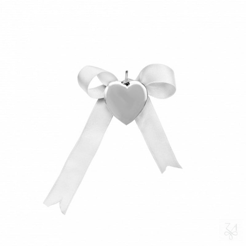 Sterling Silver Baby Cradle Heart