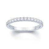 Platinum Split Claw-Set 0.15ct Diamond Ring