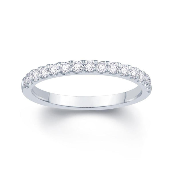 Platinum Split Claw-Set 0.15ct Diamond Ring
