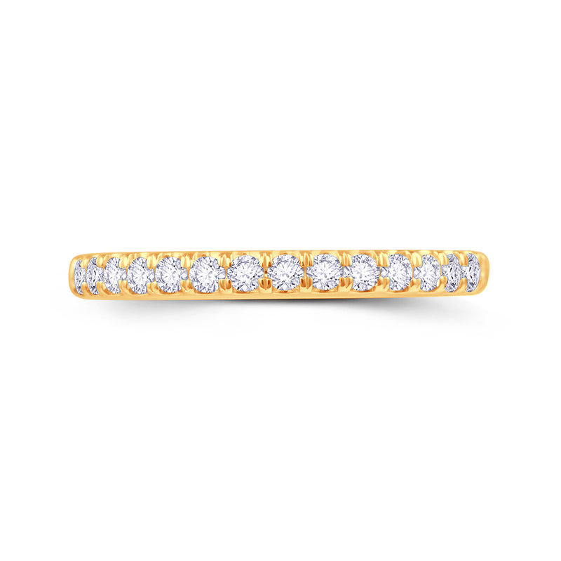 18ct Gold Round Split Claw Diamond Ring