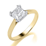 9ct Gold Lab Grown Princess Cut Diamond Ring