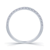 18ct Gold Round Offset Claw Diamond Ring