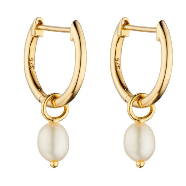 9ct Gold 11mm Huggie Earrings