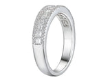 18ct White Gold Micro Prong Set Diamond Ring