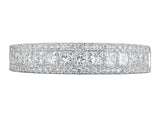 18ct White Gold Micro Prong Set Diamond Ring