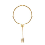 Carat London Sterling Silver Gold Plated Phoebe Slider Bracelet