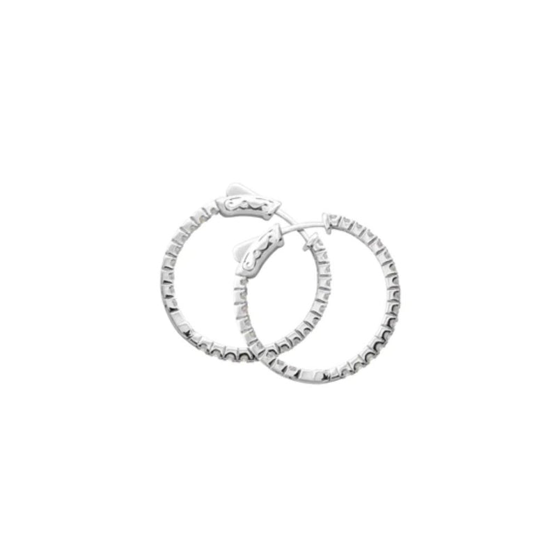 Carat London Sterling Silver Cassis Small Hoop Earrings