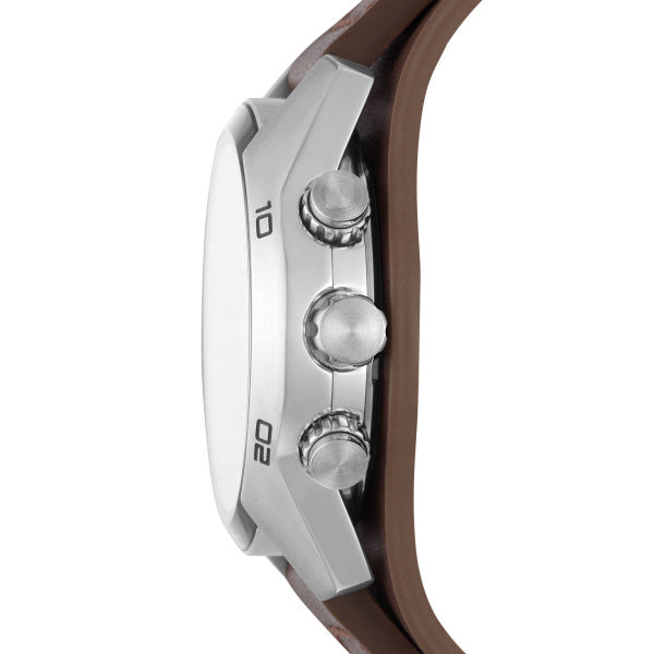 Fs Ch2891 Fossil Coachman Black Dial Brown Watch CH2891 – Bannon Jewellers