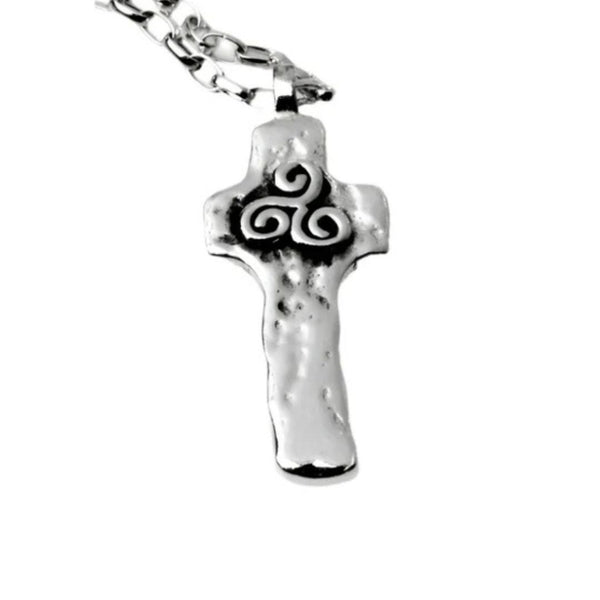 Martina Hamilton Newgrange Sterling Silver Cross Necklace