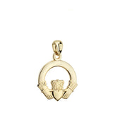 9ct Gold Claddagh Pendant