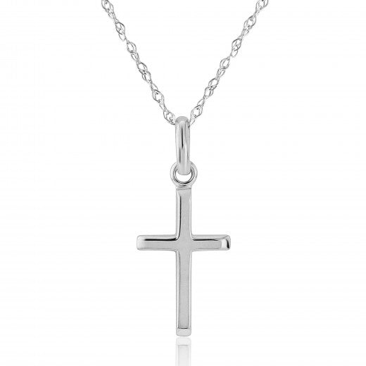 9ct Gold Cross Pendant Necklace