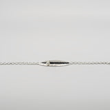 Martina Hamilton Leaf and Pearl Silver Bracelet