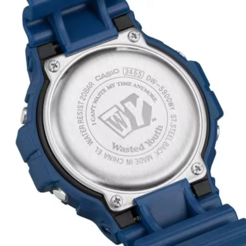 Casio G-Shock Wasted Youth Collaboration Blue Watch DW-5900WY-2ER