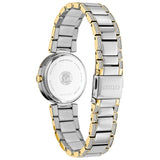Citizen Silhouette Crystal Eco-Drive Two-Tone Steel Mother of Pearl Dial 28mm Watch EM0844-58D