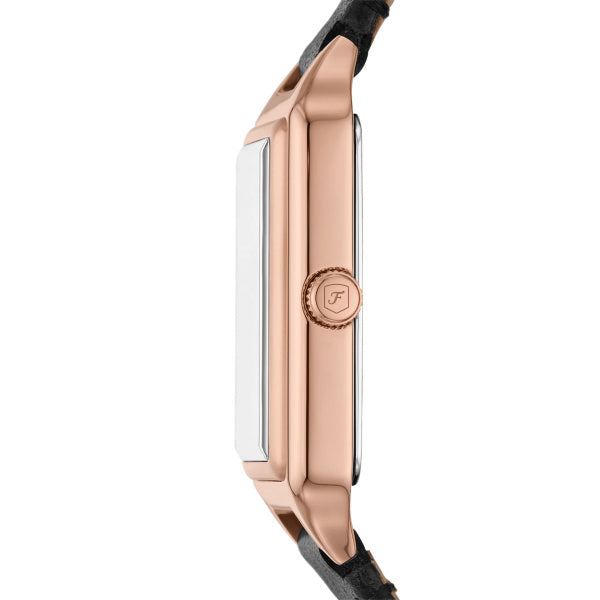Fossil Raquel Quartz Rose Gold Steel White Dial 23mm Ladies Watch ES5310