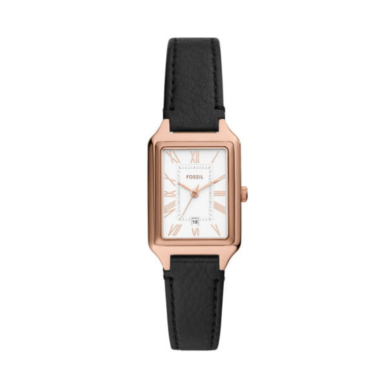 Fossil Raquel Quartz Rose Gold Steel White Dial 23mm Ladies Watch ES5310