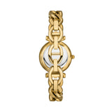 Fossil Carlie Quartz Gold Steel 28mm Ladies Watch ES5329