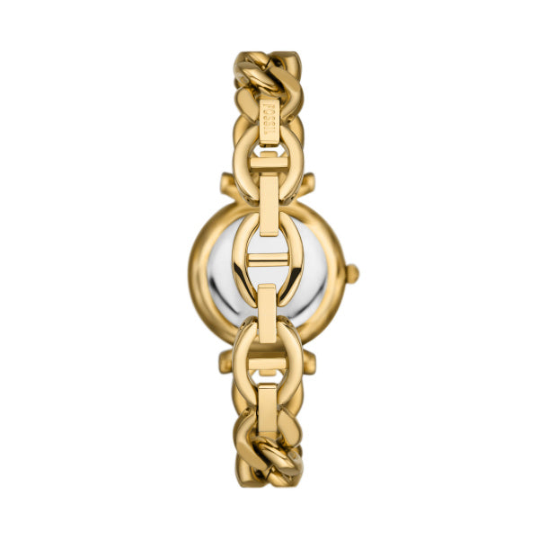 Fossil Carlie Quartz Gold Steel 28mm Ladies Watch ES5329