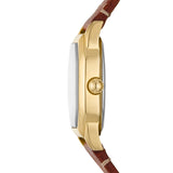Fossil Harlow Quartz Cream Dial Brown Leather Strap 27mm Watch ES5364