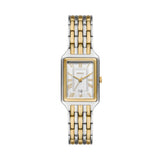 Fossil Raquel Quartz Two Tone Steel Silver Dial 23mm Ladies Watch ES5368