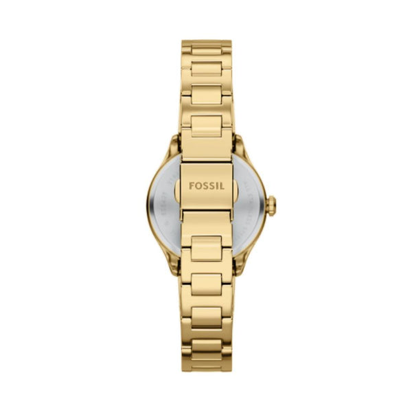 Fossil Gilmore Quartz Gold Tone Silver Dial 28mm Watch ES5421
