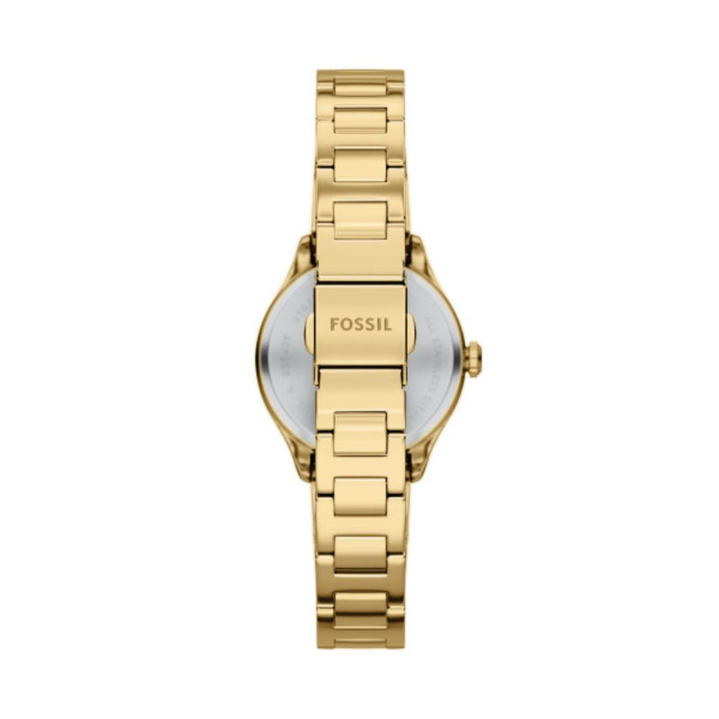 Fossil Gilmore Quartz Gold Tone Silver Dial 28mm Watch ES5421