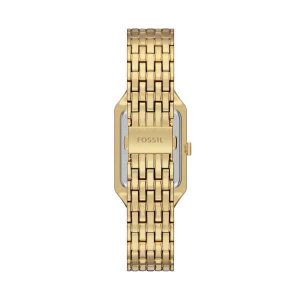 Fossil Raquel Quartz Gold Steel Black Dial 23mm Watch ES5434