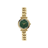 Fossil Carlie Mini Quartz Gold Steel Green Dial 28mm Watch ES5441