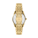Fossil Scarlette Quartz Gold Steel Green Dial 34mm Watch ES5460