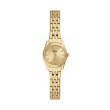 Fossil Scarlette Quartz Gold Tone Steel 20mm Watch ES5474