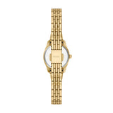 Fossil Scarlette Quartz Gold Tone Steel 20mm Watch ES5474