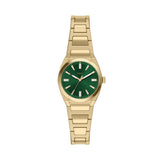 Fossil Everett Quartz Gold Steel Green Dial 27mm Watch ES5493